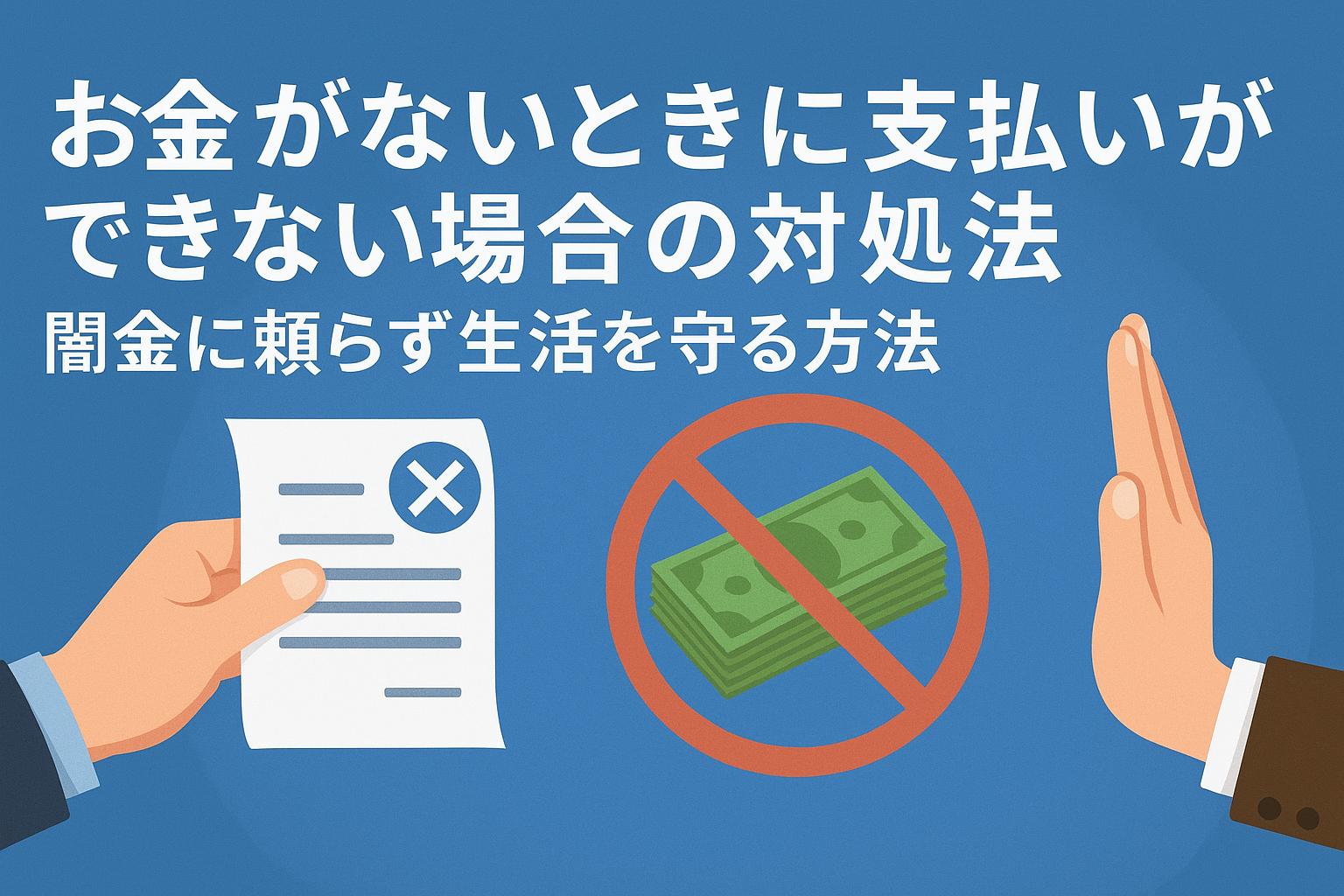 お金がないときに支払いができない場合の対処法のアイキャッチ画像