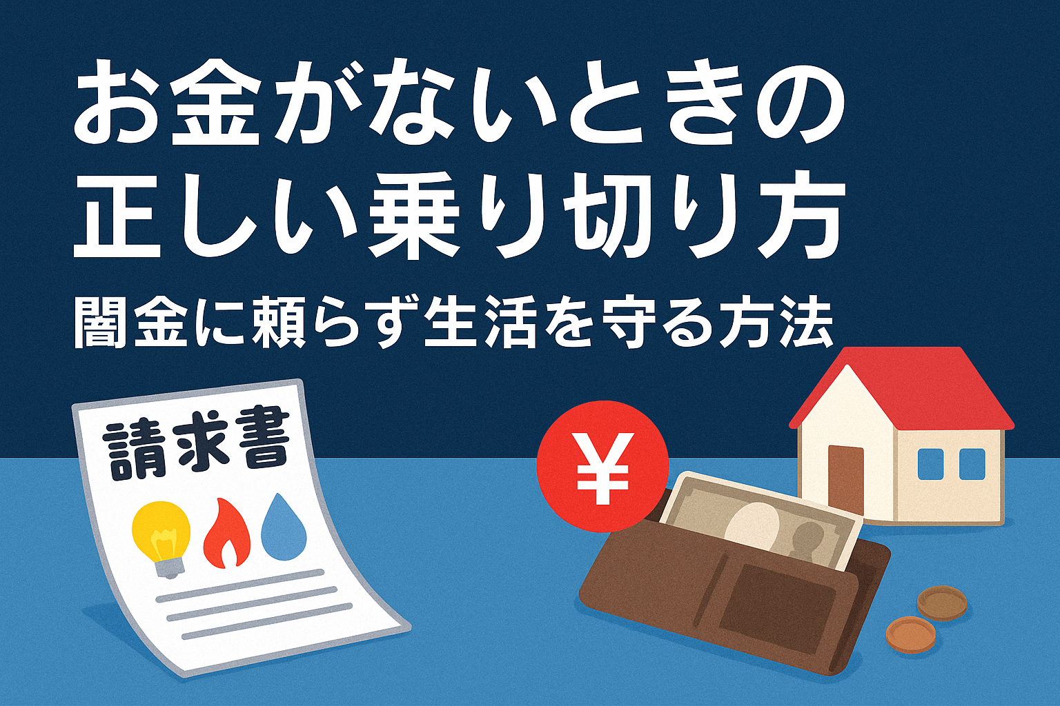 お金がないときの正しい乗り切り方についての記事のアイキャッチ画像