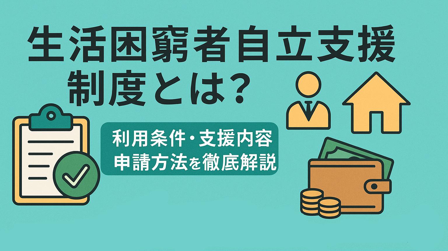 生活困窮者自立支援制度について解説した記事のアイキャッチ画像