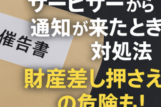 サービサー（債権回収会社）から通知が来た時の対処法
