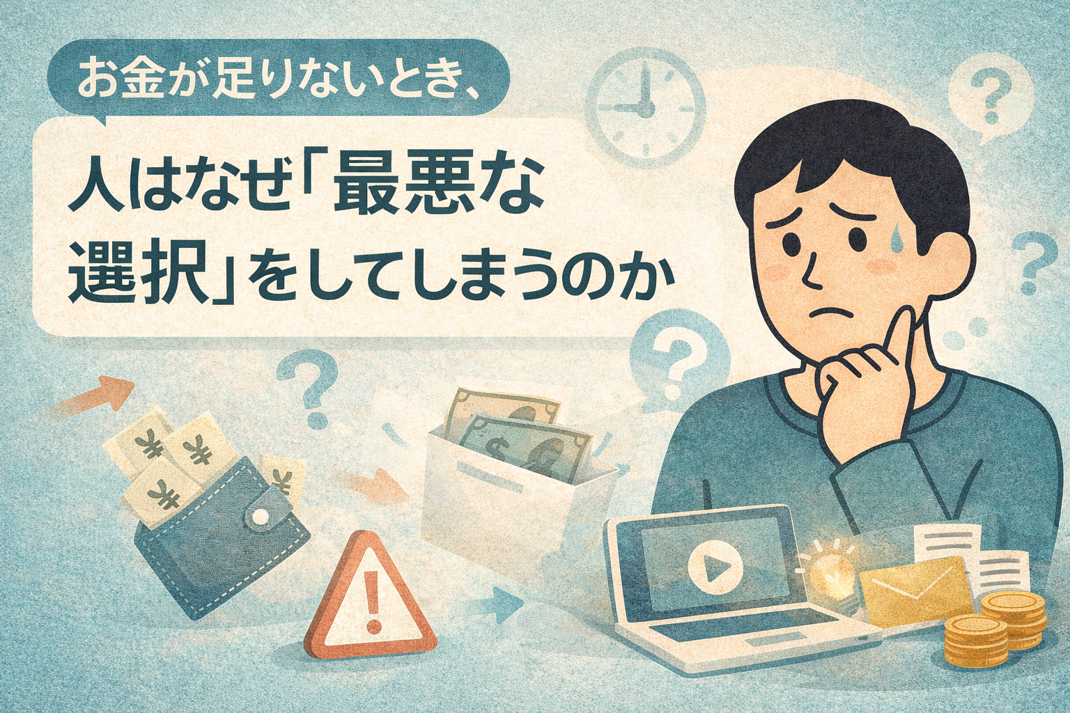 人はなぜ最悪な選択をしてしまうのかについて解説した記事のアイキャッチ画像