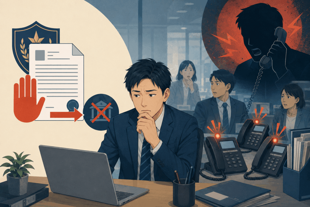 しもひがし法務事務所のゼロ和解介入後に、ソフト闇金から勤務先への取り立てが激しくなる不安を抱える相談者